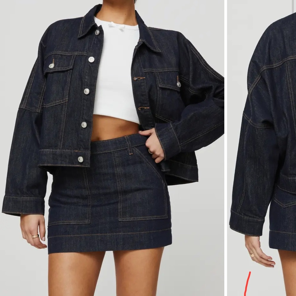 Women's Denim Jacket and matching skirt